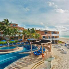 Отель Sunset Fishermen Beach Resort Плая-дель-Кармен пляж фото 2