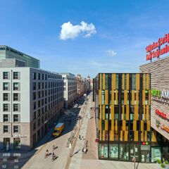 Отель Leipzig Marriott Hotel Германия, Лейпциг - отзывы, цены и фото номеров - забронировать отель Leipzig Marriott Hotel онлайн балкон