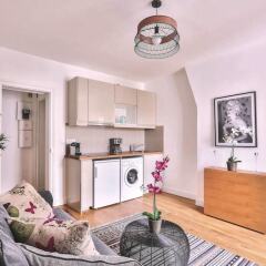 Апартаменты Family Apartment "buttes Chaumont" Париж в номере