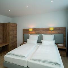 Апартаменты Apartment Düsseldorf Nord комната для гостей фото 3
