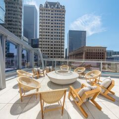 Отель InterContinental Los Angeles Downtown США, Лос-Анджелес - отзывы, цены и фото номеров - забронировать отель InterContinental Los Angeles Downtown онлайн балкон