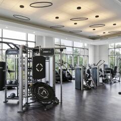 Bethesda North Marriott Hotel & Conference Center фитнесс-зал фото 3