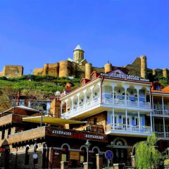 Отель Aivani Old Tbilisi Грузия, Тбилиси - отзывы, цены и фото номеров - забронировать отель Aivani Old Tbilisi онлайн приотельная территория фото 2