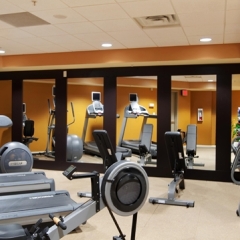 Отель Hilton Vancouver Metrotown Канада, Бурнаби - отзывы, цены и фото номеров - забронировать отель Hilton Vancouver Metrotown онлайн фитнесс-зал фото 3