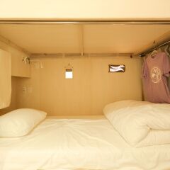 Hakata Minoshima Hostel FUTAGI Хаката комната для гостей