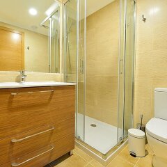 Отель Piso en Isla de la Toja Испания, Эль-Грове - отзывы, цены и фото номеров - забронировать отель Piso en Isla de la Toja онлайн ванная фото 2