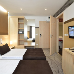 Promenade City Hotel Будапешт комната для гостей фото 4