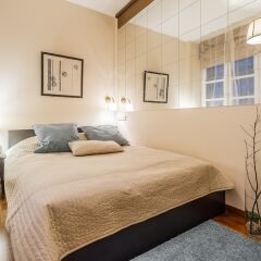 Апартаменты GM Apartment Serafimovicha 2 Москва комната для гостей