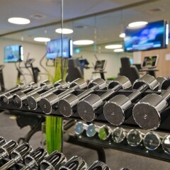 Отель Crowne Plaza Berlin - Potsdamer Platz фитнесс-зал фото 3