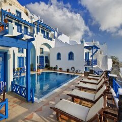 Отель Agnadema Apartments Греция, Остров Санторини - отзывы, цены и фото номеров - забронировать отель Agnadema Apartments онлайн бассейн фото 2