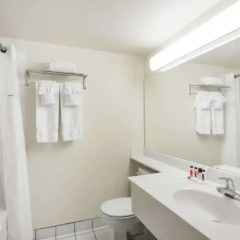 Отель Ramada Plaza & Conf Center by Wyndham Calgary Airport Канада, Калгари - отзывы, цены и фото номеров - забронировать отель Ramada Plaza & Conf Center by Wyndham Calgary Airport онлайн ванная фото 2