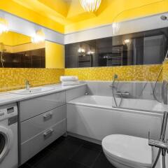 Отель Apartamenty Aparts Польша, Лодзь - отзывы, цены и фото номеров - забронировать отель Apartamenty Aparts онлайн ванная фото 2