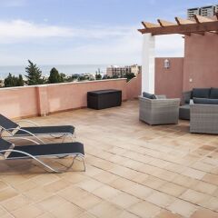 Отель Lovely Penthouse with Sea View Ref 9 Торремолинос бассейн фото 2