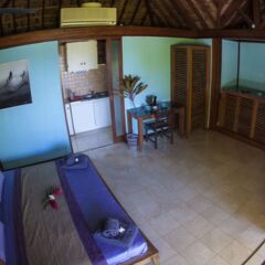 Отель Oa Oa Lodge Французская Полинезия, Бора-Бора - отзывы, цены и фото номеров - забронировать отель Oa Oa Lodge онлайн балкон