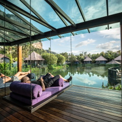 Отель Peace Laguna Resort & Spa Таиланд, Ао Нанг - 2 отзыва об отеле, цены и фото номеров - забронировать отель Peace Laguna Resort & Spa онлайн приотельная территория фото 2