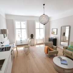 Апартаменты Vienna Residence Lucious Business Apartment for 2 Near the Medical University Вена комната для гостей фото 3