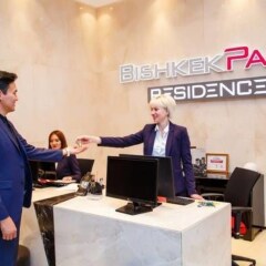 Отель Bishkekpark Residence Кыргызстан, Бишкек - отзывы, цены и фото номеров - забронировать отель Bishkekpark Residence онлайн интерьер отеля фото 3