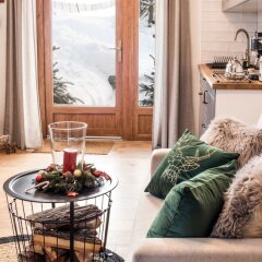 Апартаменты Luxury Apartment Gorsky Поронин комната для гостей фото 3