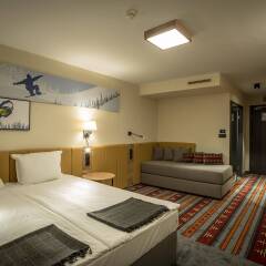 Отель Rila Hotel Borovets Болгария, Боровец - 2 отзыва об отеле, цены и фото номеров - забронировать отель Rila Hotel Borovets онлайн комната для гостей фото 3