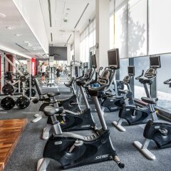 Отель Vienna House Easy Pilsen Чехия, Пльзень - 3 отзыва об отеле, цены и фото номеров - забронировать отель Vienna House Easy Pilsen онлайн фитнесс-зал фото 2