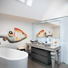 Отель Andaz Amsterdam Prinsengracht - A Hyatt Hotel Нидерланды, Амстердам - 2 отзыва об отеле, цены и фото номеров - забронировать отель Andaz Amsterdam Prinsengracht - A Hyatt Hotel онлайн ванная