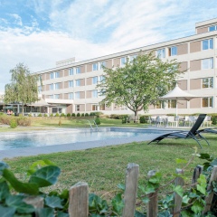 Отель Novotel Antwerpen Бельгия, Антверпен - 1 отзыв об отеле, цены и фото номеров - забронировать отель Novotel Antwerpen онлайн приотельная территория фото 2