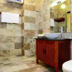 Отель Thien Tan Homestay Hoi An Вьетнам, Хойан - отзывы, цены и фото номеров - забронировать отель Thien Tan Homestay Hoi An онлайн ванная фото 2