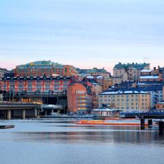 Отель Hilton Stockholm Slussen Швеция, Стокгольм - 9 отзывов об отеле, цены и фото номеров - забронировать отель Hilton Stockholm Slussen онлайн приотельная территория фото 2