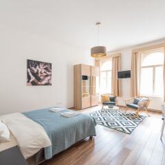 Отель Oasis Apartments Corvin I Венгрия, Будапешт - отзывы, цены и фото номеров - забронировать отель Oasis Apartments Corvin I онлайн комната для гостей фото 2