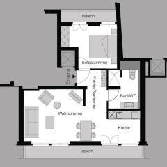 Отель City Stay Seefeld House удобства в номере