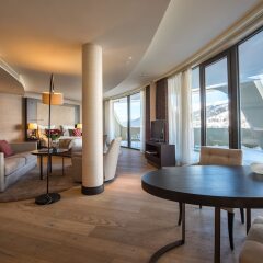Отель Intercontinental Davos Швейцария, Давос - отзывы, цены и фото номеров - забронировать отель Intercontinental Davos онлайн комната для гостей фото 5