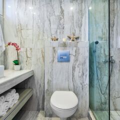 Отель Anna Hotel Греция, Пефкохори - отзывы, цены и фото номеров - забронировать отель Anna Hotel онлайн ванная фото 2