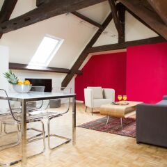 Апартаменты Rue Montorgeuil Area Private Apartment комната для гостей фото 5