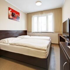 Отель Motel Domino Германия, Нюрнберг - отзывы, цены и фото номеров - забронировать отель Motel Domino онлайн комната для гостей фото 3