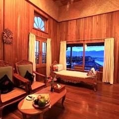 Отель Hupin Inle Khaung Daing Resort комната для гостей фото 5