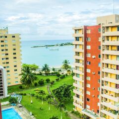 Отель Beach Sands Studio 210E - Turtle Tower Ямайка, Очо-Риос - отзывы, цены и фото номеров - забронировать отель Beach Sands Studio 210E - Turtle Tower онлайн балкон