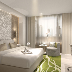 Отель Al Bandar Arjaan by Rotana 4* Апартаменты Премиум с различными типами кроватей