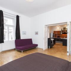 Апартаменты Prague Apartment V Lesicku 8 Прага комната для гостей фото 2