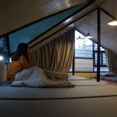 Grey Monkey Dalat Hostel Далат комната для гостей фото 4