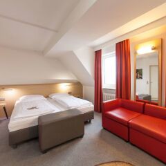 Novum Hotel München Am Hauptbahnhof Мюнхен комната для гостей фото 3