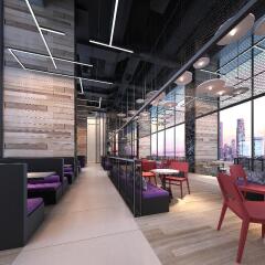 Отель YOTEL Singapore Orchard Road гостиничный бар фото 3