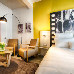 Отель NYX Hotel Milan by Leonardo Hotels Италия, Милан - 1 отзыв об отеле, цены и фото номеров - забронировать отель NYX Hotel Milan by Leonardo Hotels онлайн комната для гостей фото 5