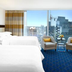Отель Sheraton Vancouver Wall Centre Канада, Ванкувер - отзывы, цены и фото номеров - забронировать отель Sheraton Vancouver Wall Centre онлайн комната для гостей фото 5