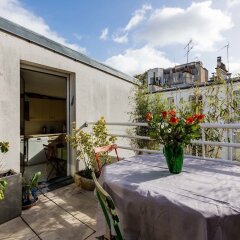 Отель Auteuil Terraces Париж балкон