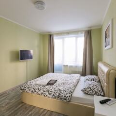 Гостиница MaxRealty24 Putilovka, Geroev Panfilovcev 9k1 в Москве отзывы, цены и фото номеров - забронировать гостиницу MaxRealty24 Putilovka, Geroev Panfilovcev 9k1 онлайн Москва комната для гостей фото 3