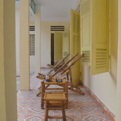 Отель Hoalu Backpacker Homestay Ninh Binh балкон