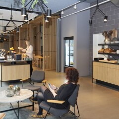 Zleep Hotel Aalborg Алборг питание фото 3