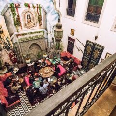 Отель Funky Fes Hostel Марокко, Фес - отзывы, цены и фото номеров - забронировать отель Funky Fes Hostel онлайн интерьер отеля