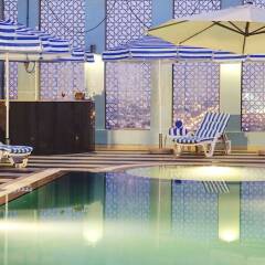 Отель Rayan Hotel Sharjah ОАЭ, Шарджа - отзывы, цены и фото номеров - забронировать отель Rayan Hotel Sharjah онлайн бассейн фото 4
