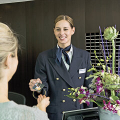 Отель FairCruise Business ship Dusseldorf Германия, Дюссельдорф - отзывы, цены и фото номеров - забронировать отель FairCruise Business ship Dusseldorf онлайн интерьер отеля фото 3